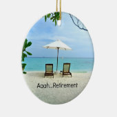 Aah... Pensionierung, populäres Design, Keramik Ornament (Rechts)