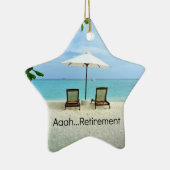 Aah... Pensionierung, populäres Design, Keramik Ornament (Rechts)