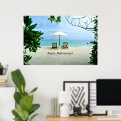 Aah... Pensionierung, populäres Design, Poster (Heimbüro)