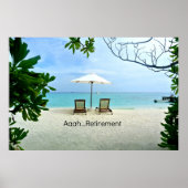 Aah... Pensionierung, populäres Design, Poster (Vorne)