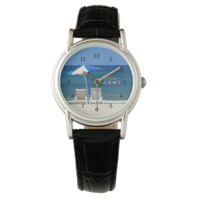 Aah...ruhestand Armbanduhr (Vorderseite)