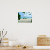 Aah Ruhestand...Entspannung am Strand Poster (Küche)