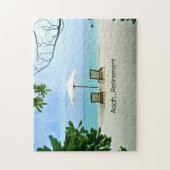 Aah...Ruhestand, Entspannung am Strand Puzzle (Vertikal)