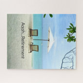 Aah...Ruhestand, Entspannung am Strand Puzzle (Horizontal)