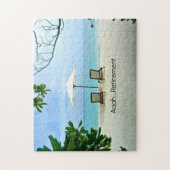Aah...Ruhestand, Entspannung am Strand Puzzle (Vertikal)