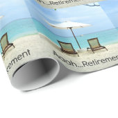 Aah...Ruhestand Geschenkpapier (Rolleneckpunkt)