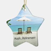 Aah...ruhestand Keramik Ornament (Links)