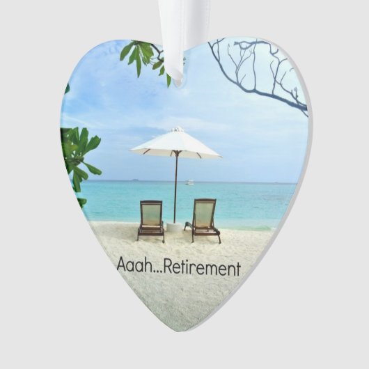 Aah... ruhestand ornament (Vorderseite)