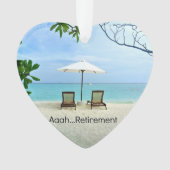 Aah... ruhestand ornament (Vorderseite)