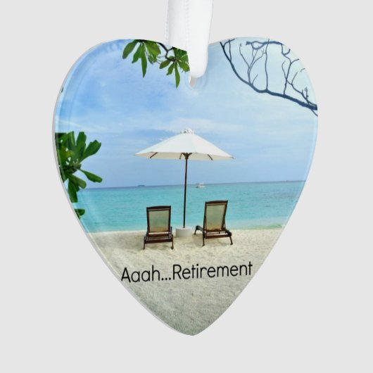 Aah... ruhestand ornament (Vorderseite)