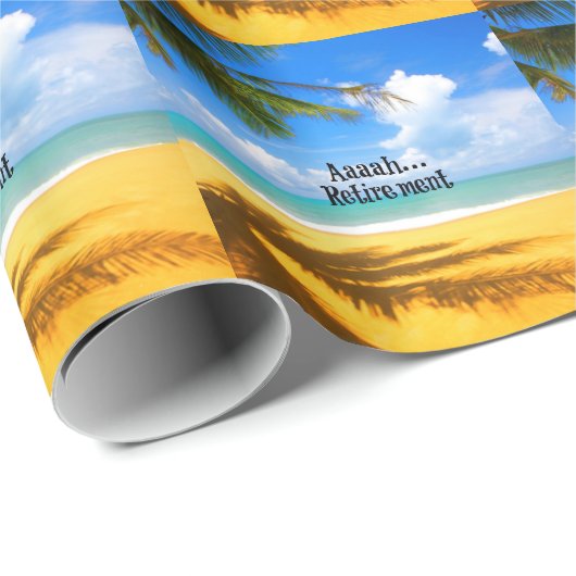 Aah...Ruhestand und Entspannung Geschenkpapier (Rolleneckpunkt)