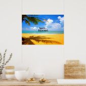 Aah...Ruhestand und Entspannung Poster (Küche)