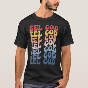 Aal Dorsch Groovy Retro Fisch T-Shirt
