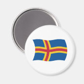 Aaland Flag Magnet (Vorderseite/Rückseite)