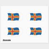 Aaland Flag Sticker (Blatt)
