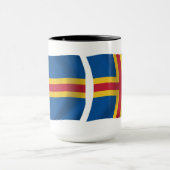 Aaland Flag Tasse (Zentrum)