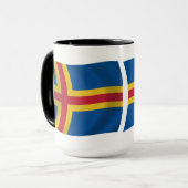Aaland Flag Tasse (Vorderseite Links)