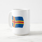 Aaland Flag Tasse (Vorderseite Links)