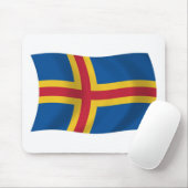 Aaland-Flagge-Mauspad Mousepad (Mit Mouse)