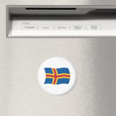 Aaland-Flaggenmagnet Magnet (In Situ (Geschirrspüler))