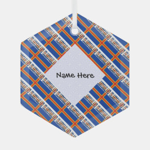 Aaland Islands Ålander Flag Personalisiert gefiebe Ornament Aus Glas