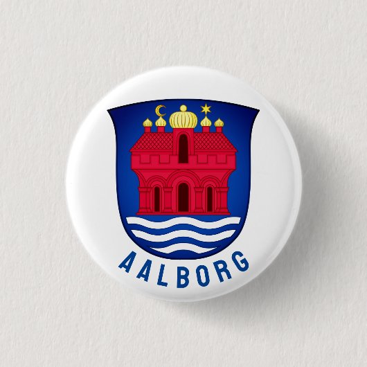 Aalborg - DÄNEMARK Button (Vorderseite)