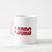 Aalborg, Dänemark Kaffeetasse (Vorderseite Links)