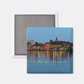 Aalborg, Dänemark, landschaftlich, Magnet (Vorderseite/Rückseite)