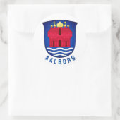 Aalborg - DÄNEMARK Runder Aufkleber (Tasche)