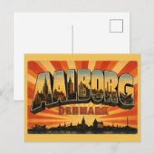 Aalborg Dänemark Stadtansicht Postkarte (Vorne/Hinten)