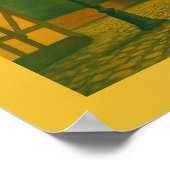 Aalborg Denmark Cityscape Poster (Ecke)