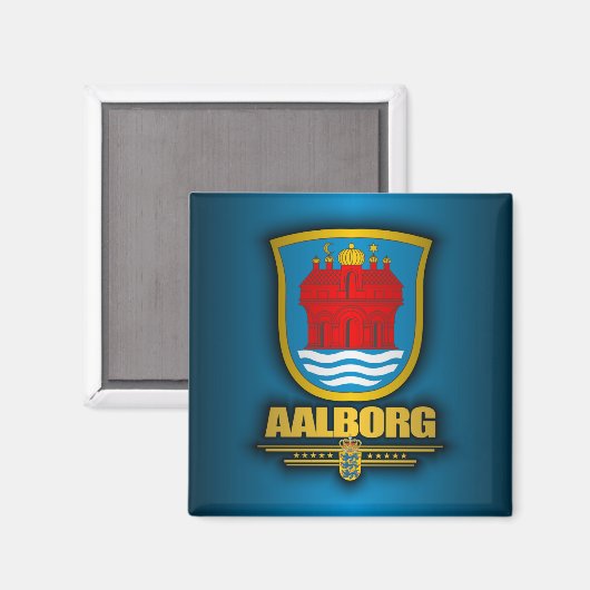 Aalborg Magnet (Vorderseite/Rückseite)