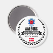 Aalborg Magnet (Vorderseite/Rückseite)