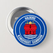 Aalborg Round Emblem Button (Vorne & Hinten)