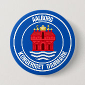 Aalborg Round Emblem Button (Vorderseite)