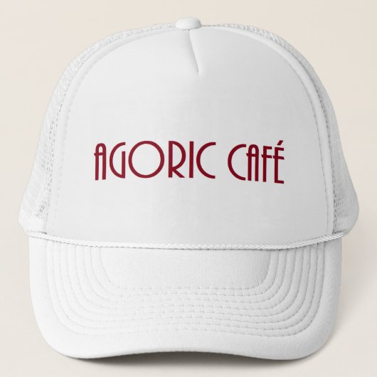 Aalgorithc Café Trucker Hat Truckerkappe (Vorderseite)