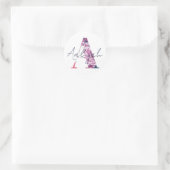 Aaliyah Name Custom Sticker Girls Label Floral A (Tasche)