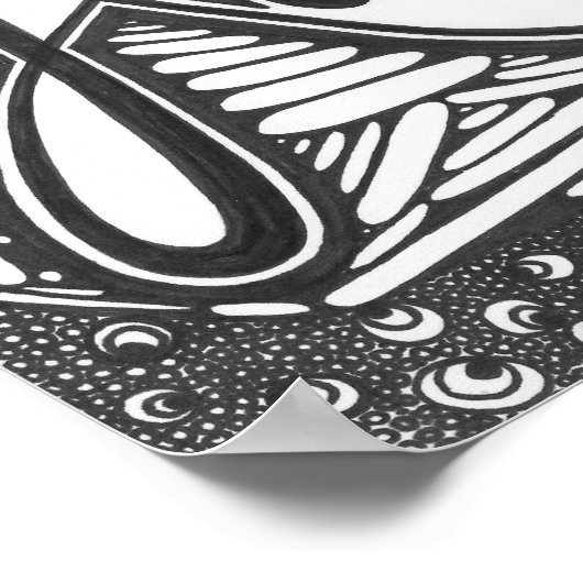 Aaliyah Poster (Ecke)