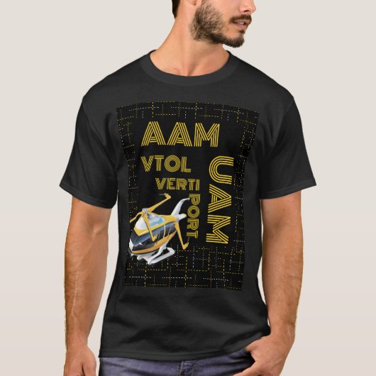 AAM VTOL VERTIPORT UAM T-Shirt (Vorderseite)