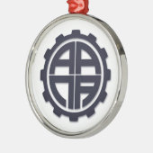 AANA GANG SILBERNES ORNAMENT (Links)