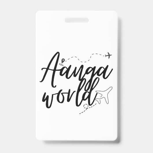 AANGAWELT AUSWEIS (Vorderseite)