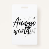 AANGAWORLD AUSWEIS (Vorderseite)