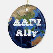 AAPI Ally Keramik Ornament (Links)