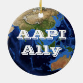 AAPI Ally Keramik Ornament (Hinten)