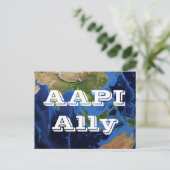 AAPI Ally Postcard Postkarte (Stehend Vorderseite)
