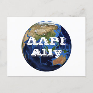 AAPI Ally Postcard Postkarte