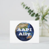 AAPI Ally Postcard Postkarte (Stehend Vorderseite)