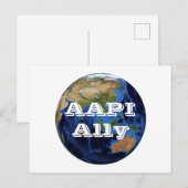 AAPI Ally Postcard Postkarte (Vorne/Hinten)