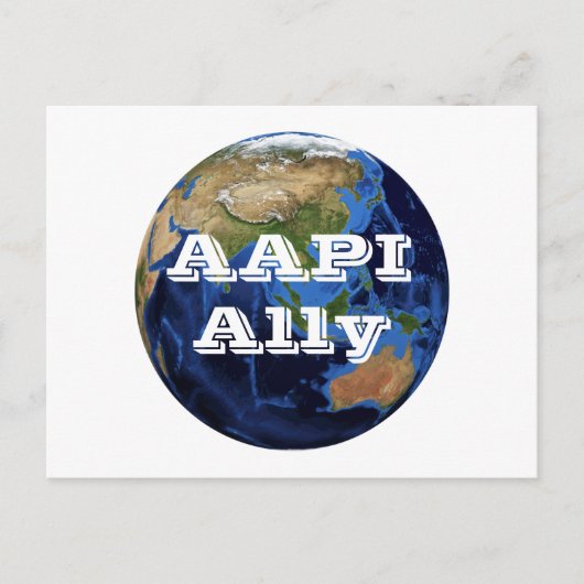 AAPI Ally Postcard Postkarte (Vorderseite)