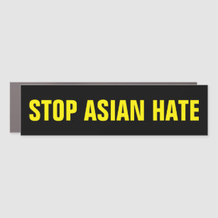 AAPI stoppt asiatisches Hass Auto Magnet